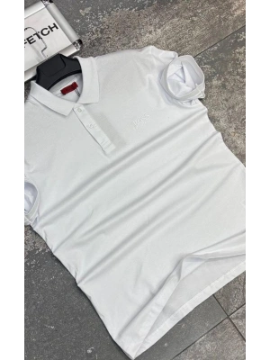 POLO YAKA HUGO BOSS BEYAZ