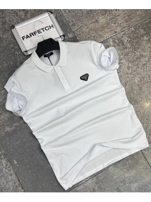 POLO YAKA PRADA BEYAZ