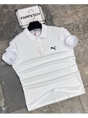 POLO YAKA PUMA BEYAZ
