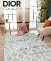 Dior Koleksiyonu Akrilik Dokuma Saçaklı Halı 4257 Gri