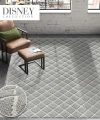 Disney Koleksiyonu Dekoratif Modern Saçaklı Halı 8004 Gri