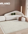 Milano Koleksiyonu Akrilik Dokuma Lüks Saçaklı Halı 4754 Bej