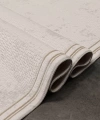 Milano Koleksiyonu Akrilik Dokuma Lüks Saçaklı Halı 4754 Bej