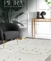 Pietra Koleksiyonu Dekoratif Modern Saçaklı Halı 8203 Multi