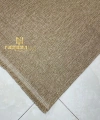 Seyran İndia-668- Bej Hav Toz Vermez Antibakteriyel Kolay Temizlenen Jüt Hasır Görünümlü Modern Halı