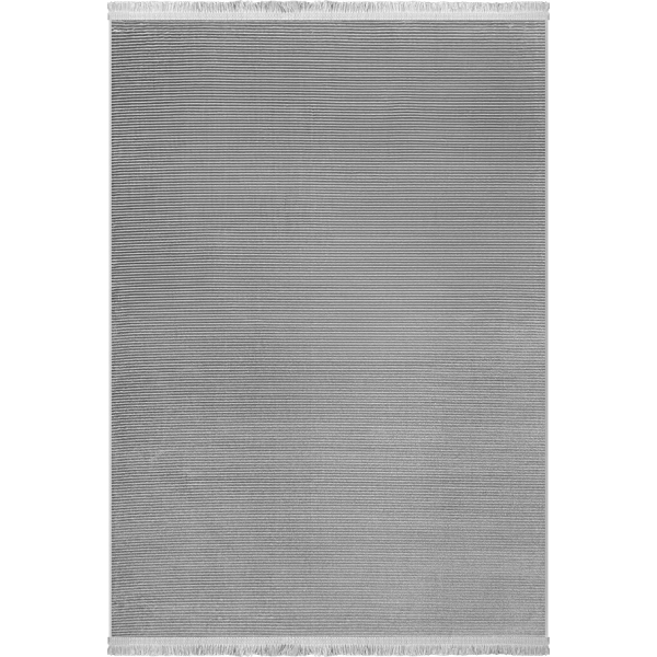 Alesta Koleksiyonu Akrilik Dokuma Saçaklı Halı 3509 Gri