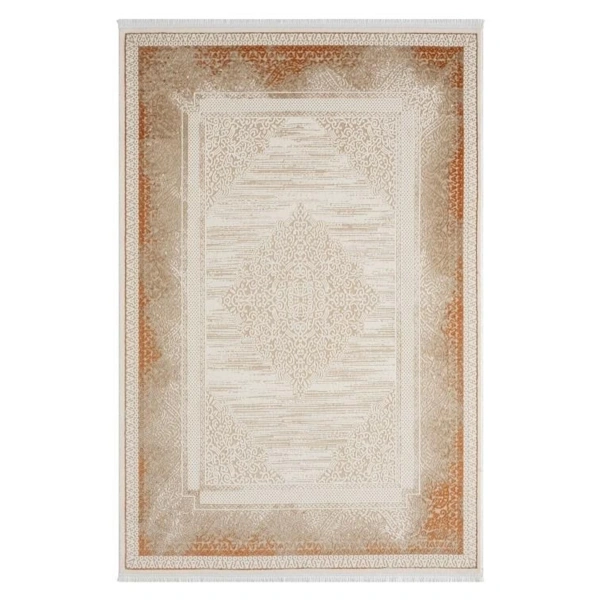 Asya 525 Terra Klasik Desen Akrilik Salon Halısı