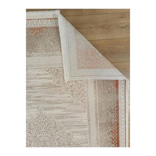 Asya 525 Terra Klasik Desen Akrilik Salon Halısı