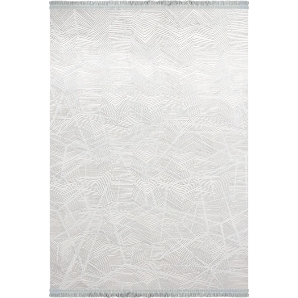 Diamond Koleksiyonu Sık Dokuma Saçaklı Halı 8506 Gri