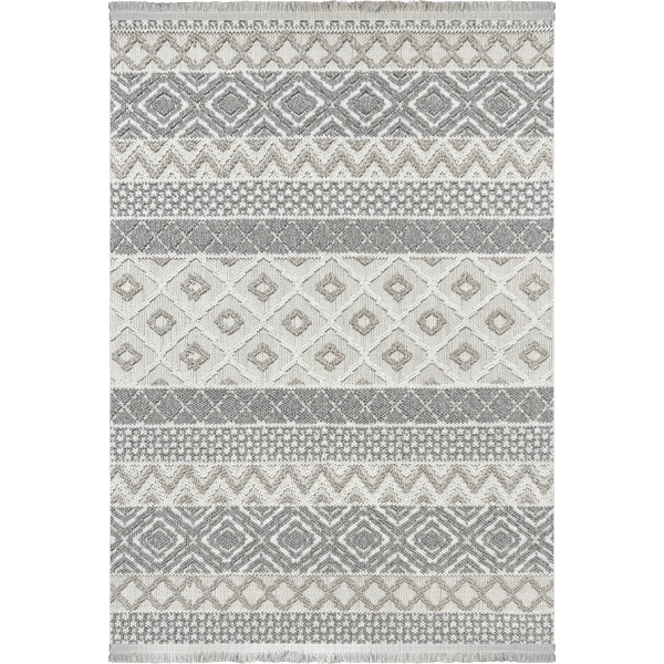 Disney Koleksiyonu Dekoratif Modern Saçaklı Halı 8002 Krem