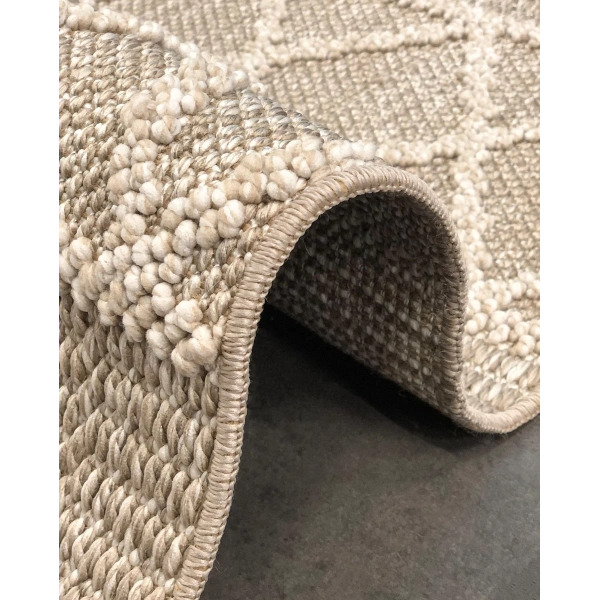 Disney Koleksiyonu Dekoratif Modern Saçaklı Halı 8010 Bej