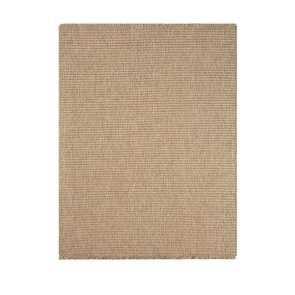 İndia 672 Bej Hav Toz Vermez Antibakteriyel Kolay Temizlenen Jüt Hasır Görünümlü Halı