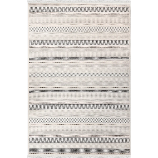 Lavina Koleksiyonu Dekoratif Modern Saçaklı Halı 8602 Multi