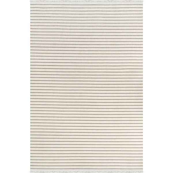 Lavina Koleksiyonu Dekoratif Modern Saçaklı Halı 8608 Krem