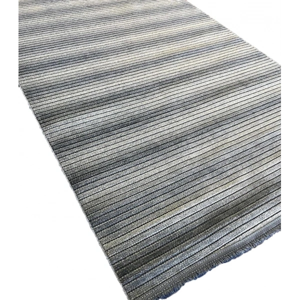 Luxess Cool Koleksiyonu Pamuklu Klim Dokuma Dekoratif Halı 402 Mavi