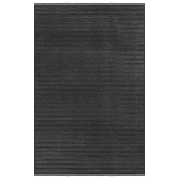 Luxess Cool Koleksiyonu Pamuklu Klim Dokuma Dekoratif Halı 404 Antrasit