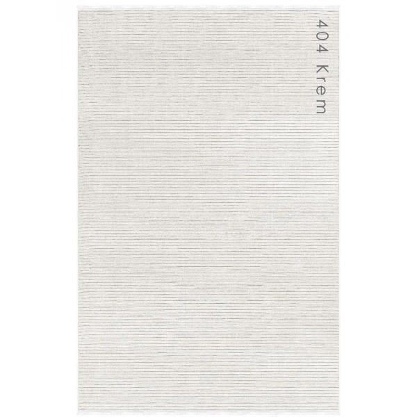 Luxess Cool Koleksiyonu Pamuklu Klim Dokuma Dekoratif Halı 404 Krem
