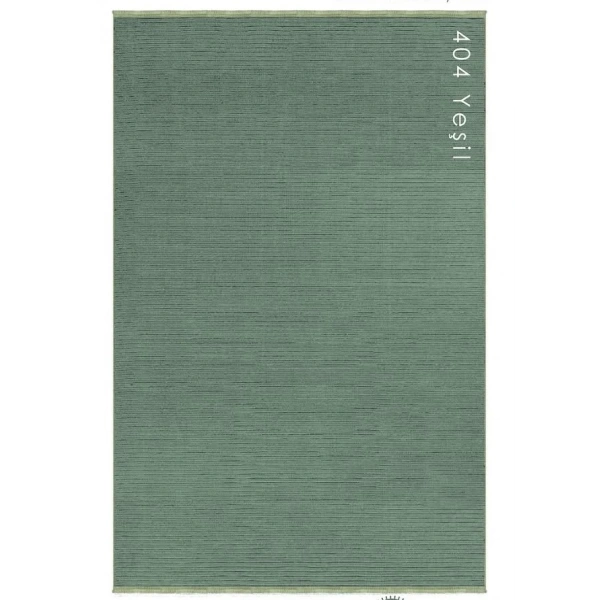 Luxess Cool Koleksiyonu Pamuklu Klim Dokuma Dekoratif Halı 404 Yeşil