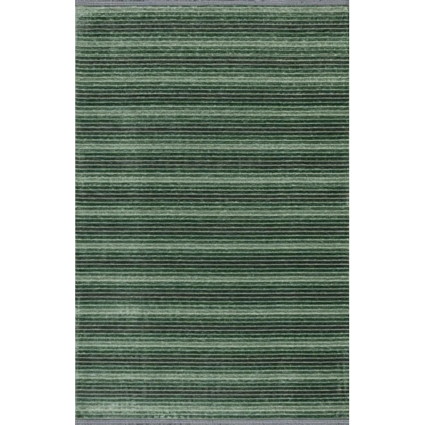 Luxess Cool Koleksiyonu Pamuklu Klim Dokuma Dekoratif Halı 404 Yeşil