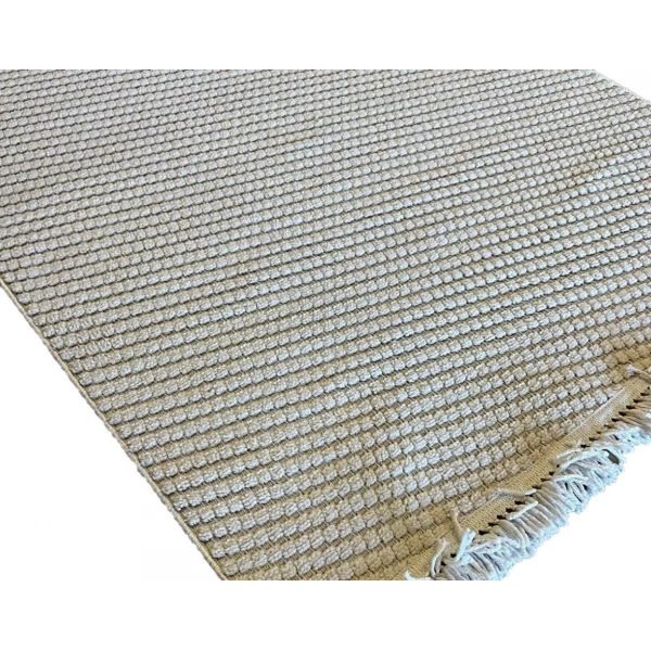 Luxess Dizayn Koleksiyonu Dekoratif Saçaklı Halı 1063 Bej