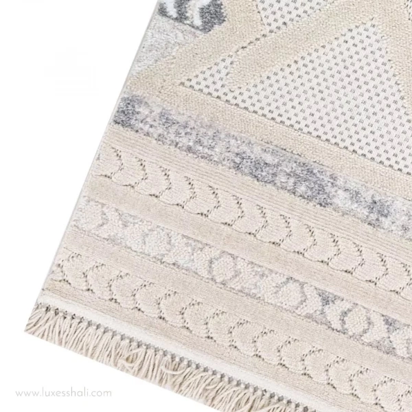 Luxess Dizayn Koleksiyonu Dekoratif Saçaklı Halı 1064 Multi