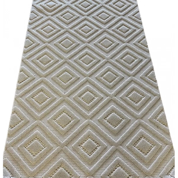 Luxess Dizayn Koleksiyonu Dekoratif Saçaklı Halı 1089 Bej