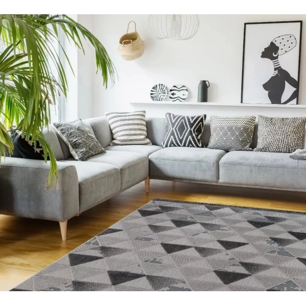 Luxess Trend Koleksiyonu Şönil Dokuma Halı 1091 Antrasit