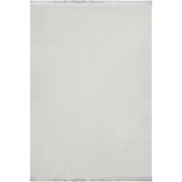 Merit  Koleksiyonu Modern Saçaklı Halı 2755 Krem