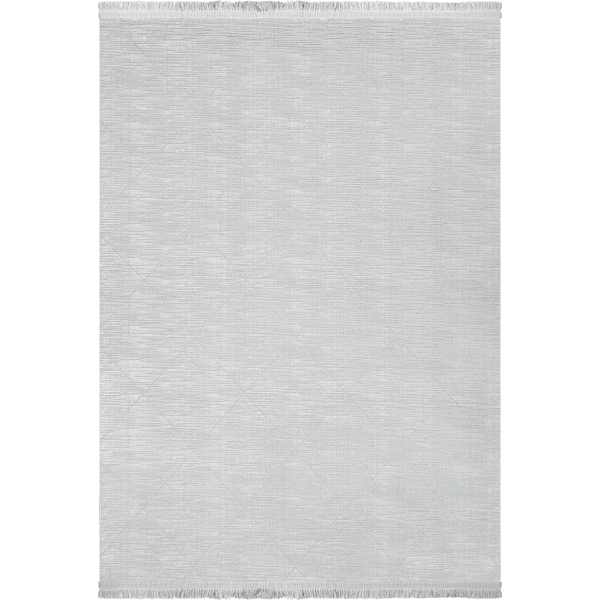 Merit  Koleksiyonu Modern Saçaklı Halı 2756 Gri