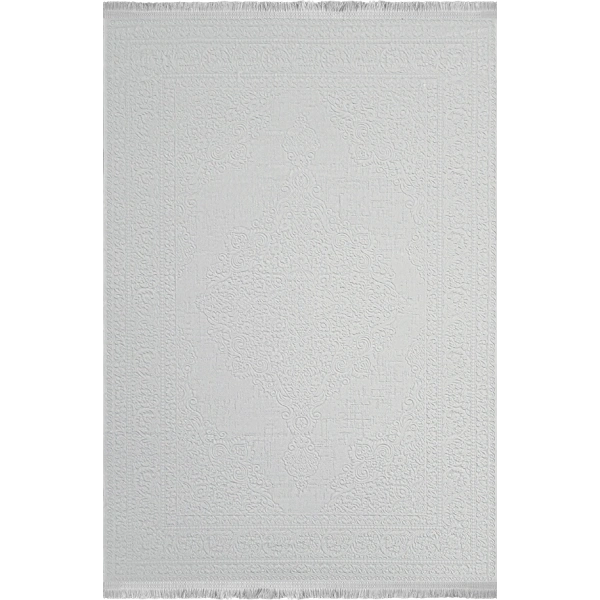 Milano Koleksiyonu Akrilik Dokuma Lüks Saçaklı Halı 4752 Krem