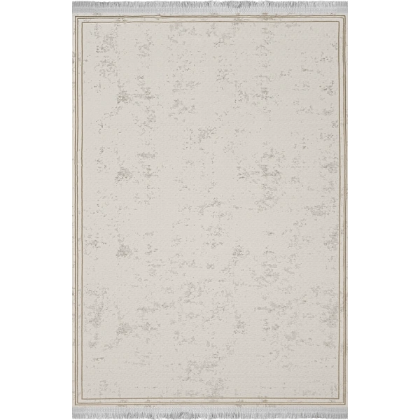 Milano Koleksiyonu Akrilik Dokuma Lüks Saçaklı Halı 4754 Bej