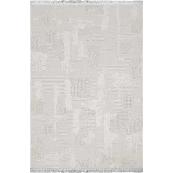 Milano Koleksiyonu Akrilik Dokuma Lüks Saçaklı Halı 4757 Krem