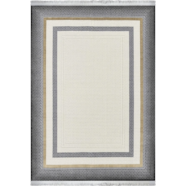 Pera Koleksiyonu %100 Akrilik Dokuma Lüks Saçaklı Halı 4501 Gri