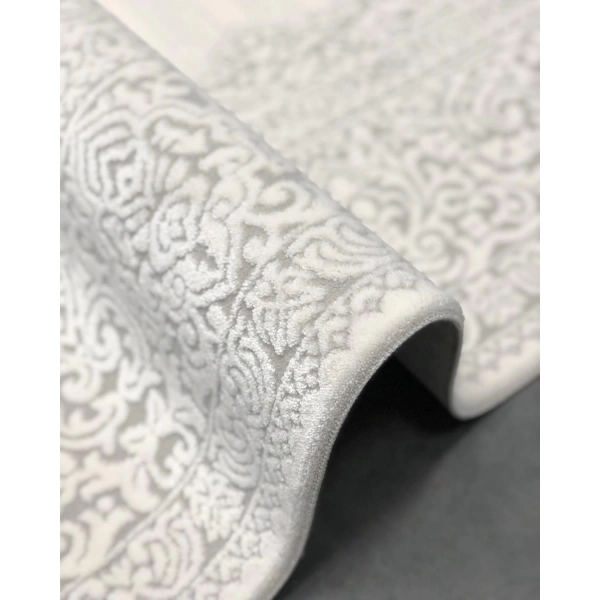 Pera Koleksiyonu %100 Akrilik Dokuma Lüks Saçaklı Halı 4507 Krem