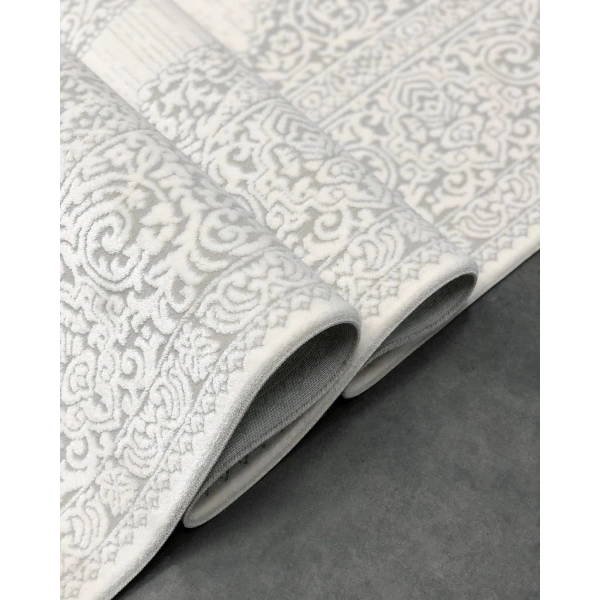 Pera Koleksiyonu %100 Akrilik Dokuma Lüks Saçaklı Halı 4507 Krem