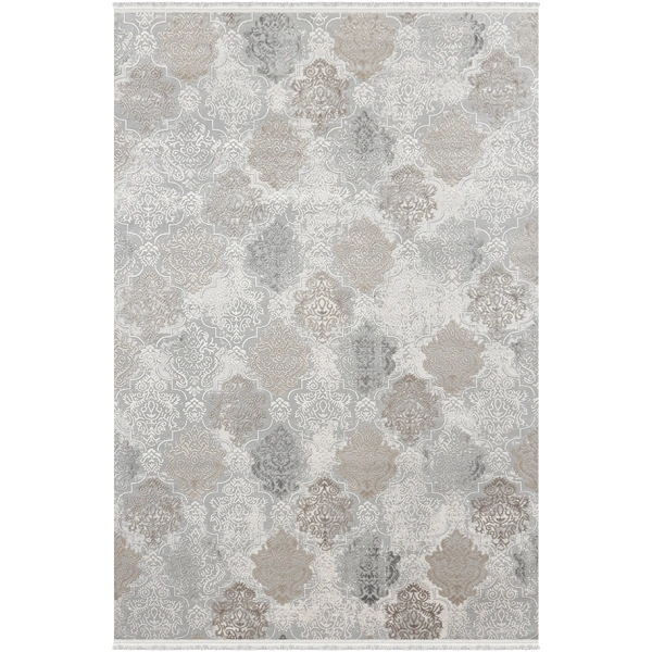 Rustik Koleksiyonu Akrilik Dokuma Saçaklı Halı 3211 Bej