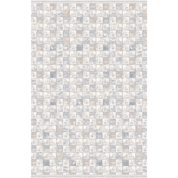 Rustik Koleksiyonu Akrilik Dokuma Saçaklı Halı 3213 Bej