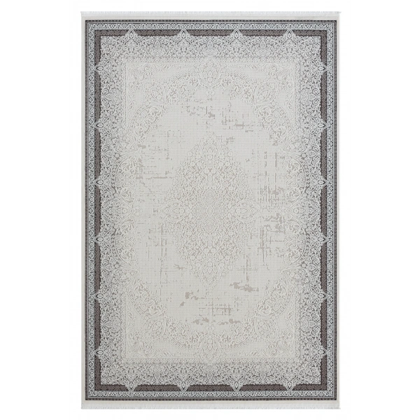 Seyran Ahlat Koleksiyonu %100 Akrilik Kalın ve sık Dokuma Halı 7051 Antrasit