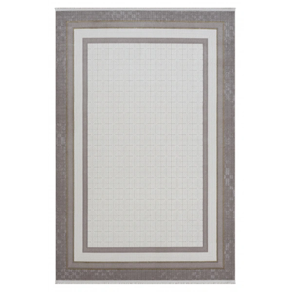 Seyran Ahlat Koleksiyonu %100 Akrilik Kalın ve sık Dokuma Halı 7052 Antrasit