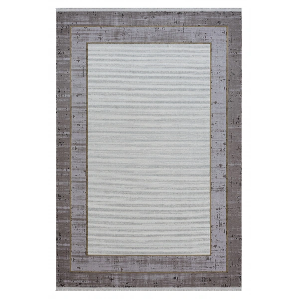 Seyran Ahlat Koleksiyonu %100 Akrilik Kalın ve sık Dokuma Halı 7053 Gold