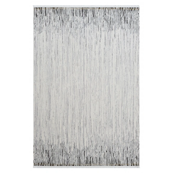 Seyran Ahlat Koleksiyonu %100 Akrilik Kalın ve sık Dokuma Halı 7054 Siyah