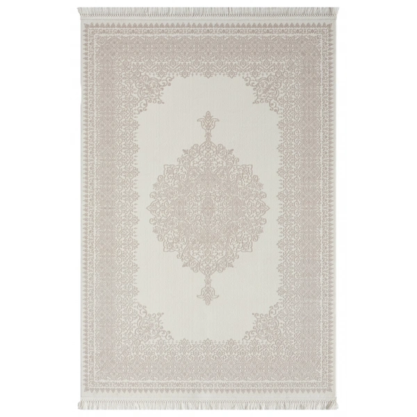 Seyran Avangard Koleksiyonu %100 Akrilik Kalın Sık Dokuma Halı 2033 Bej