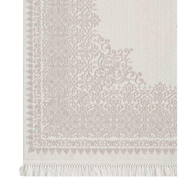 Seyran Avangard Koleksiyonu %100 Akrilik Kalın Sık Dokuma Halı 2033 Bej