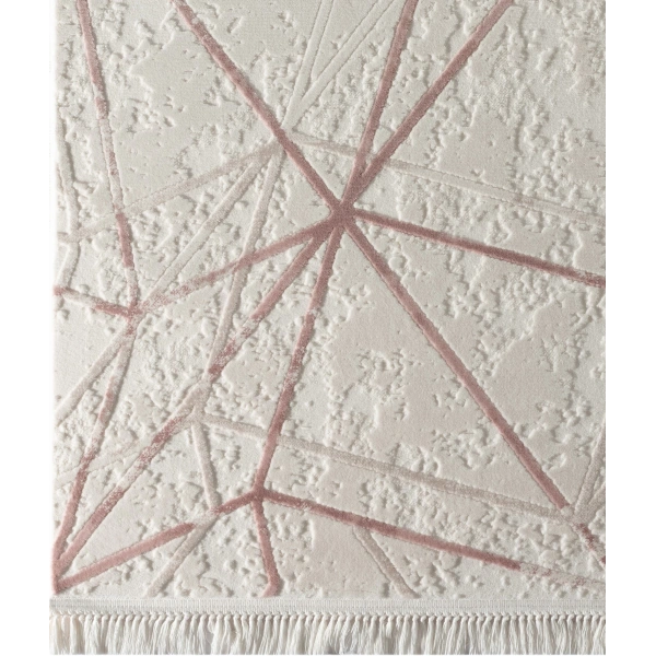 Seyran Avangard Koleksiyonu %100 Akrilik Kalın Sık Dokuma Halı 2035 Pudra