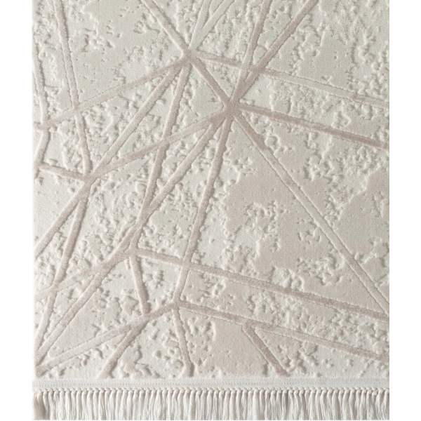 Seyran Avangard Koleksiyonu %100 Akrilik Kalın Sık Dokuma Halı 2036 Bej