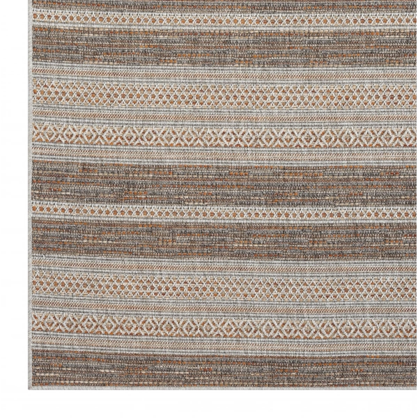 Seyran Etnik Koleksiyonu Tozumaz Dekoratif Halı 2553 Terra