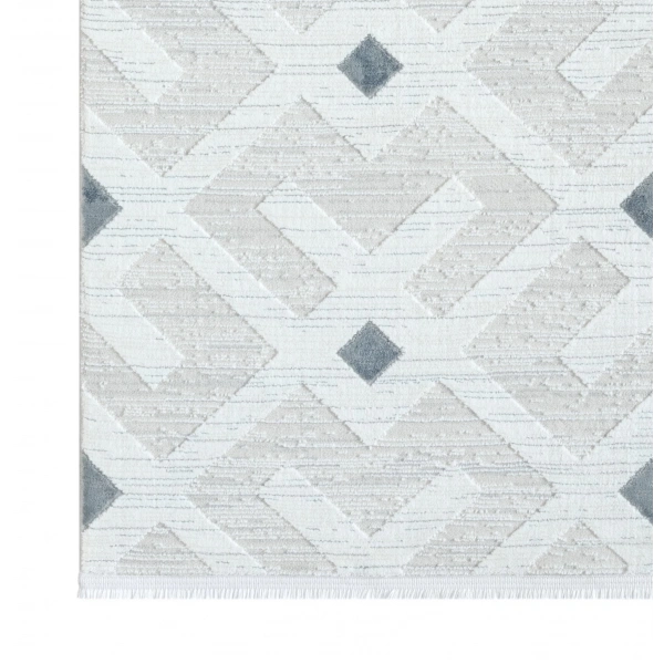 Seyran Grad Koleksiyonu Akrilik Dokuma Halı 3211 Mavi