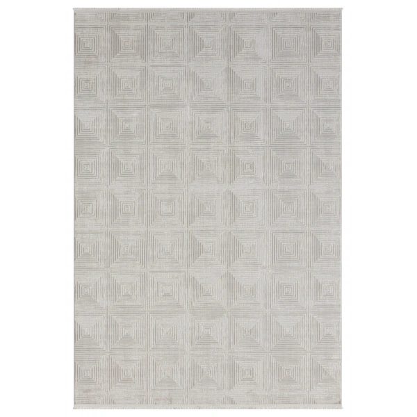 Seyran Gustoo Koleksiyonu Tozumaz Kolay Temizlenir Halı 901 Krem