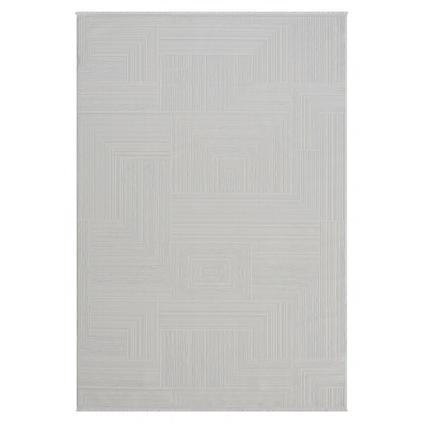 Seyran Gustoo Koleksiyonu Tozumaz Kolay Temizlenir Halı 902 Beyaz