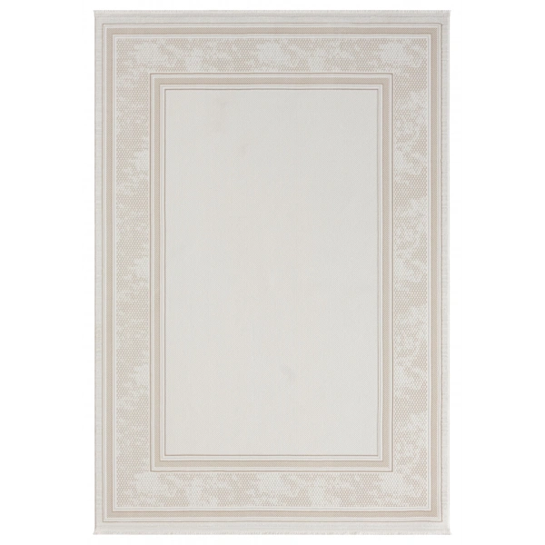 Seyran Gustoo Koleksiyonu Tozumaz Kolay Temizlenir Halı 905 Bej